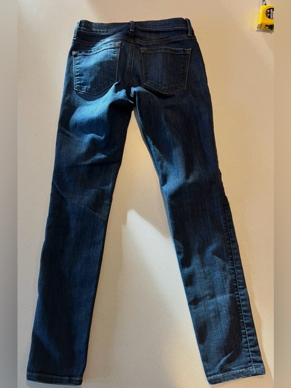 LOFT Women's Skinny Jeans in Dark Blue Denim